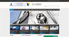 Desktop Screenshot of almbih.gov.ba